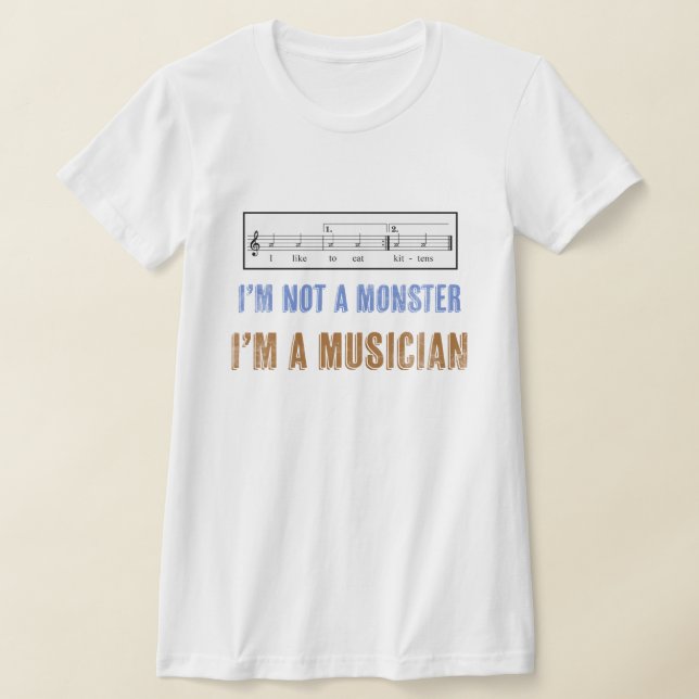 Musiklitteraturfrågor som jag tycker om att äta ki t shirt (Laydown)