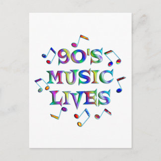 Musiklivet på 90-talet vykort