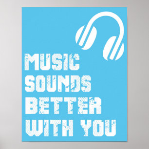 Musikljud förbättrar med dig poster