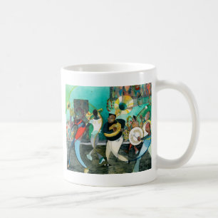Musikmålning "New Orleans Jazz ", Kaffemugg