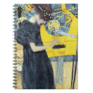 Musikmålningen av Gustav Klimt Anteckningsbok