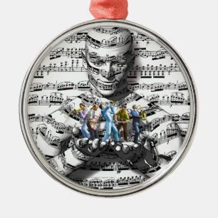 Musikman Julgransprydnad Metall
