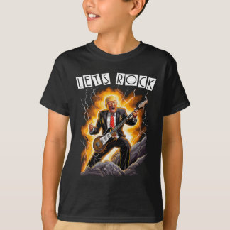 Musikmani rolig Donald Trump spelar gitarr - Me T Shirt