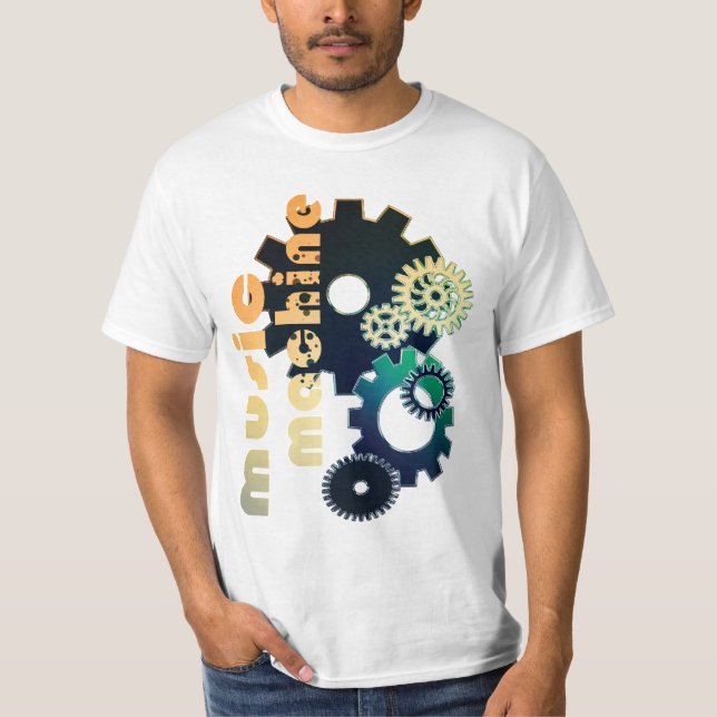 musikmaskin tee shirt (Framsida)