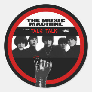 Musikmaskin: Vänd på Runt Klistermärke