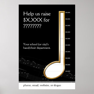 Musikmätare för kvartal poster