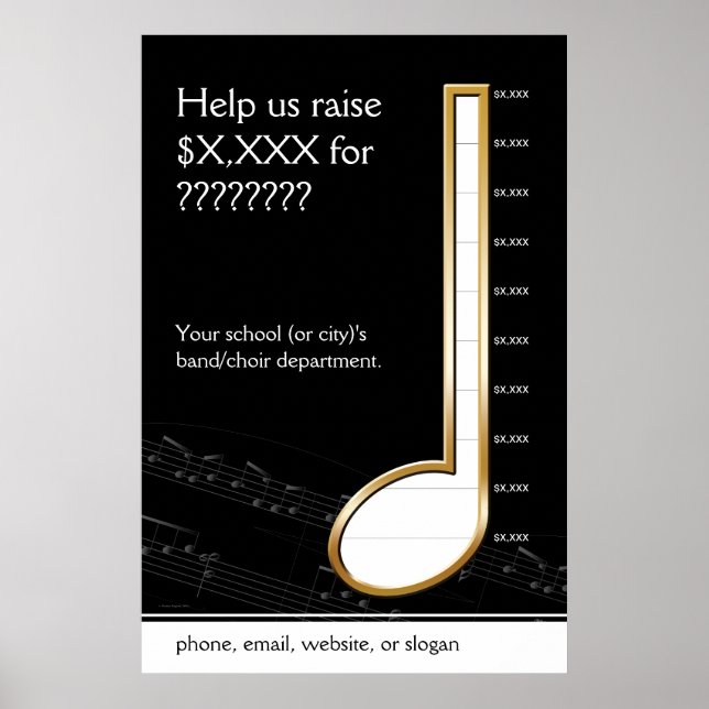 Musikmätare för kvartal poster (Framsidan)