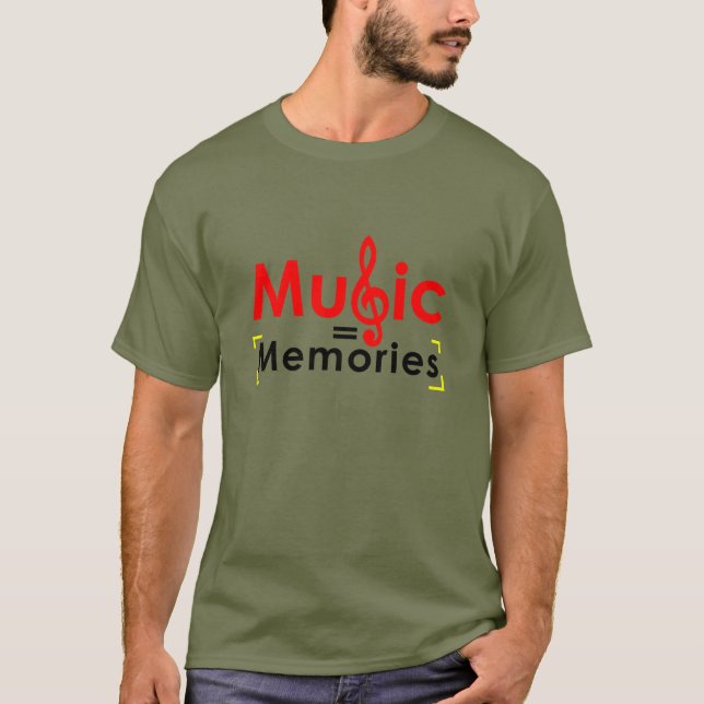 Musikminnen T Shirt (Framsida)