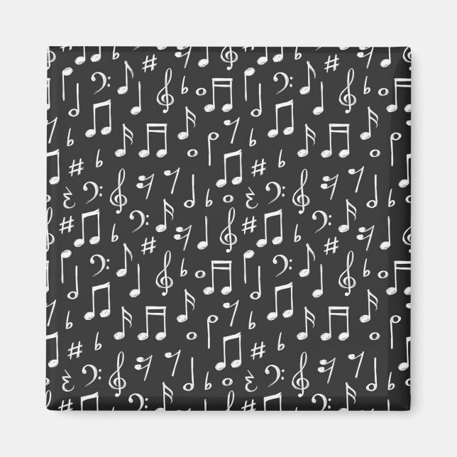 Musikmönster Magnet (Framsidan)