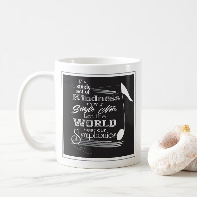 Musiknokaffe mugg (Med munk)