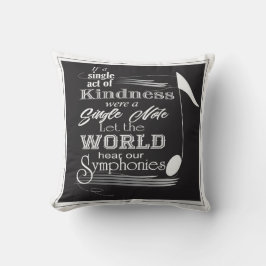 Musiknot 16x16, kudde