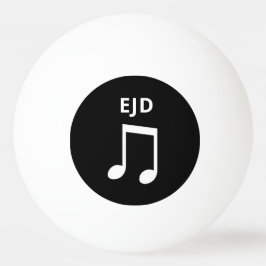Musiknot Monogrammerade Musikälskare Pingisboll