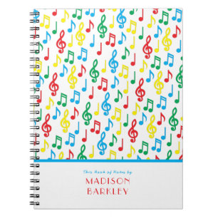 Musiknot Musiklärare Anteckningsbok