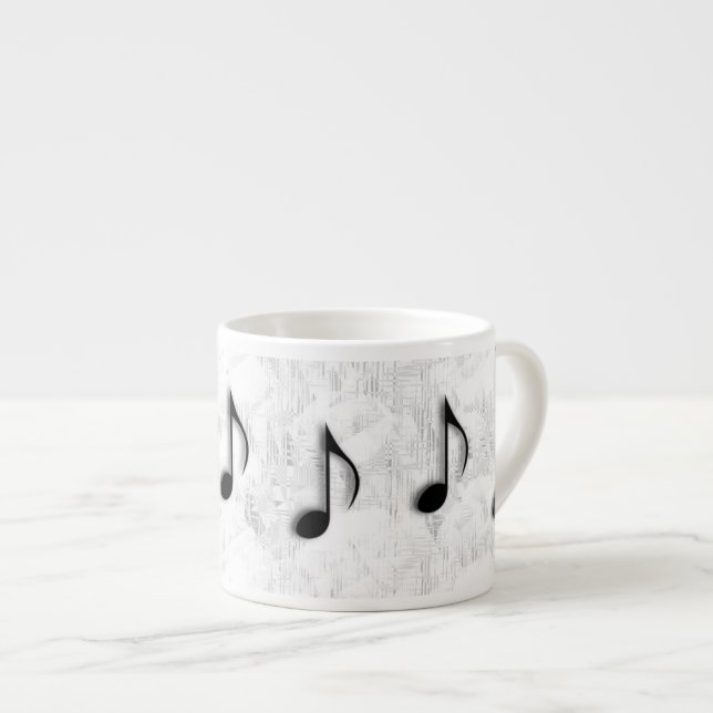 Musiknoter Espresso-mugg Espressomugg (Framsida höger)