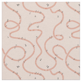 Musiknotstecken ytterligare Rosa Tyg