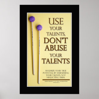 Musikofferter - inspirerande reflektion poster