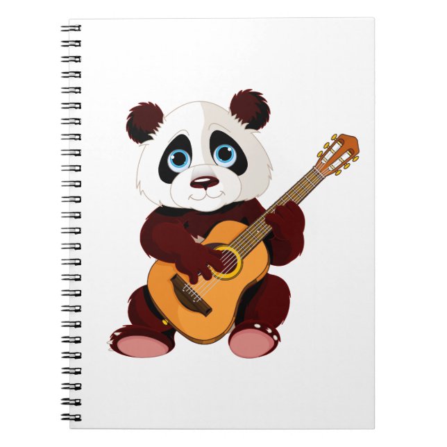 musikpanda anteckningsbok (Framsidan)