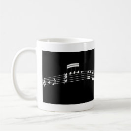 Musikpartitur Kaffemugg
