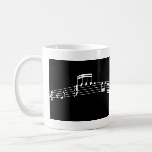Musikpartitur Kaffemugg