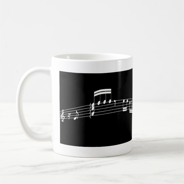 Musikpartitur Kaffemugg (Vänster)