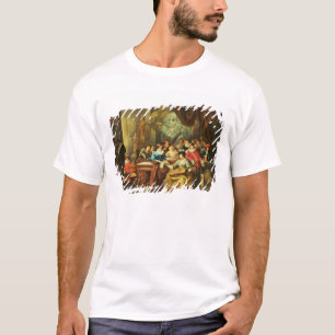 Musikparty i en Palatial insida med T-shirt