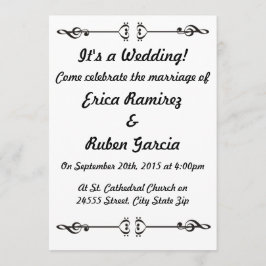 Musikpil Inbjudningar