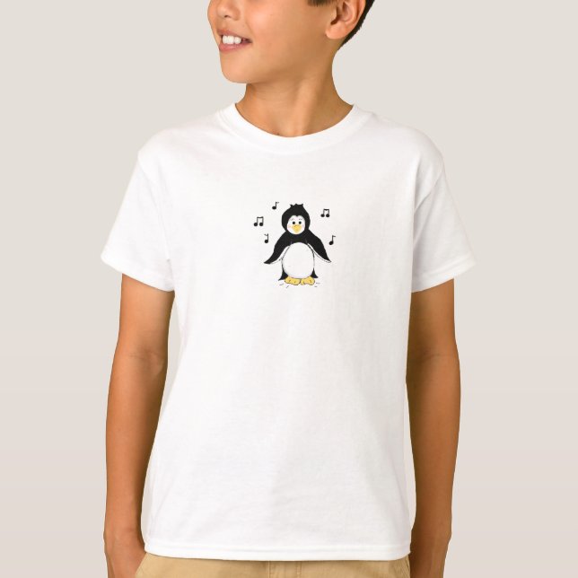 Musikpingvin T-shirt (Framsida)