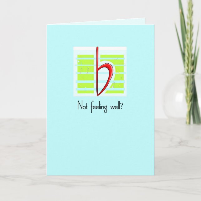 Musikplatta, ta det lugnt, blå kort (Framsida)