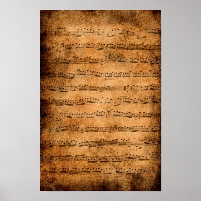 Musikpoäng - poster (Framsidan)
