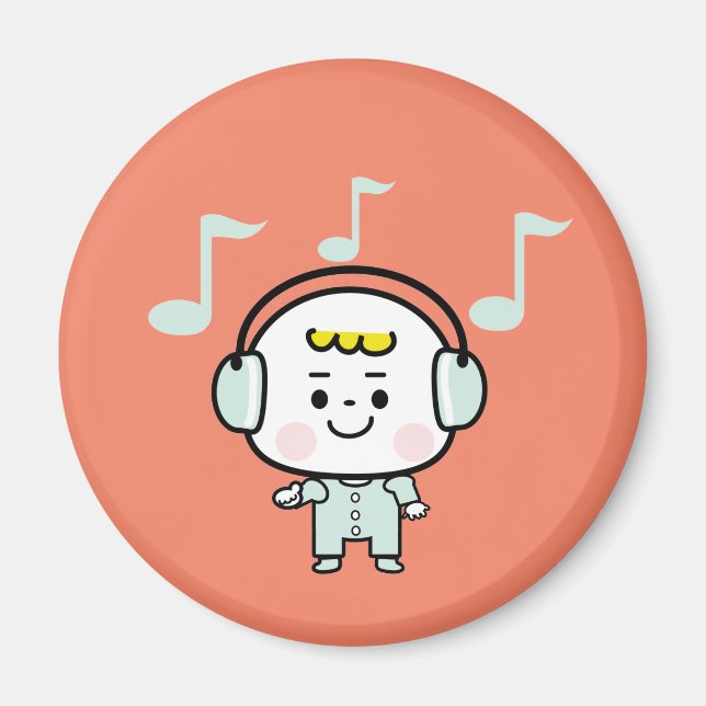 musikpojke magnet (Framsidan)