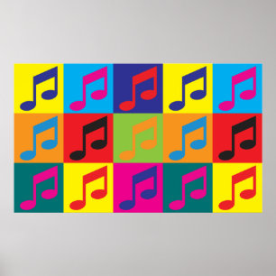 Musikpopkonst Poster