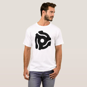 Musikpost 45 RPM-kort T Shirt