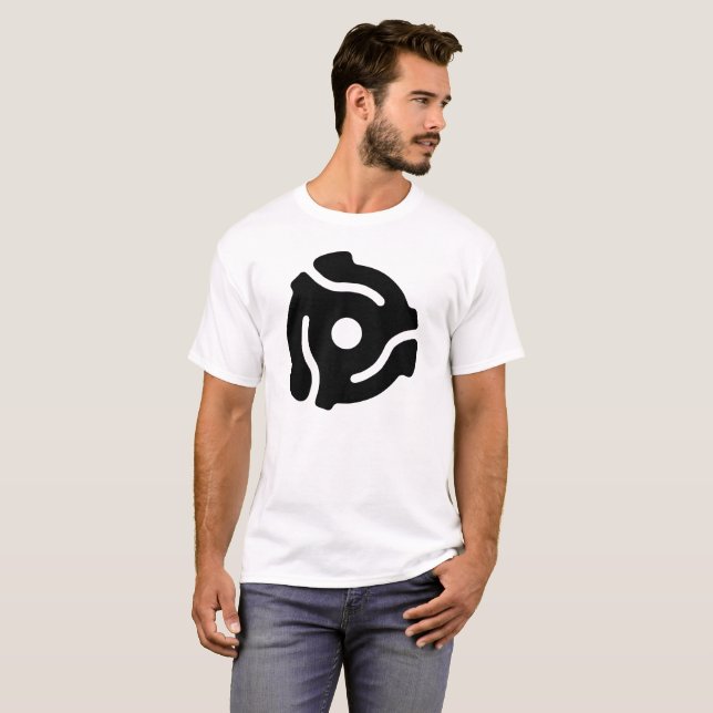 Musikpost 45 RPM-kort T Shirt (Hel framsida)