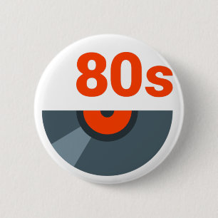 Musikpost på 80-talet i Sten 1980-talet Knapp