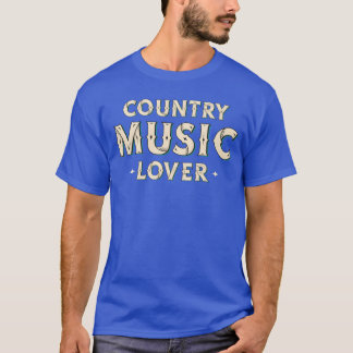 Musikpresenten land älskare t shirt