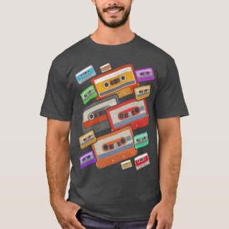 Musikpresentidé 80-tal Retro kassett rolig T Shirt