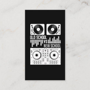 Musikproducent DJ Old school Vinyl electro Techno Visitkort