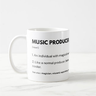 Musikproducent och Audio Ingenjör Kaffemugg