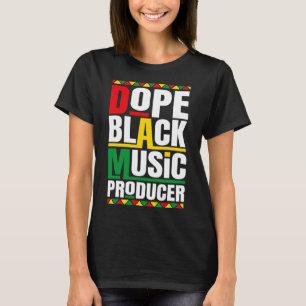 Musikproducent Svarta Röstens Dag Musik Svart Musi T Shirt