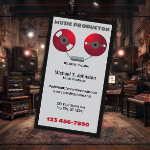 Musikproducent Visitkort
