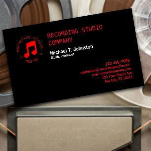 Musikproducent Visitkort