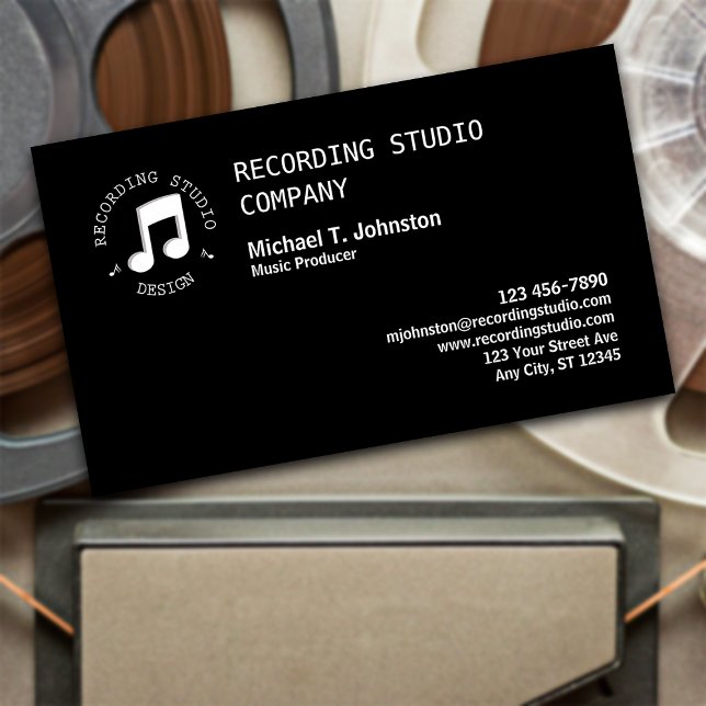 Musikproducent Visitkort (Skapare uppladdad)
