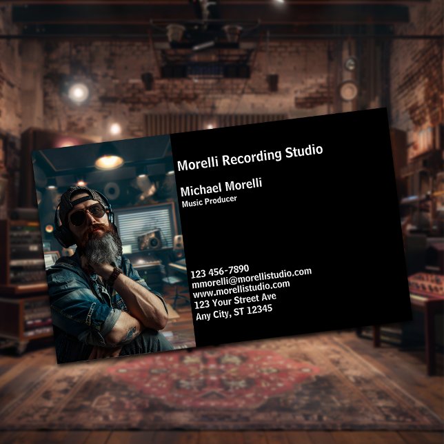 Musikproducent Visitkort (Skapare uppladdad)