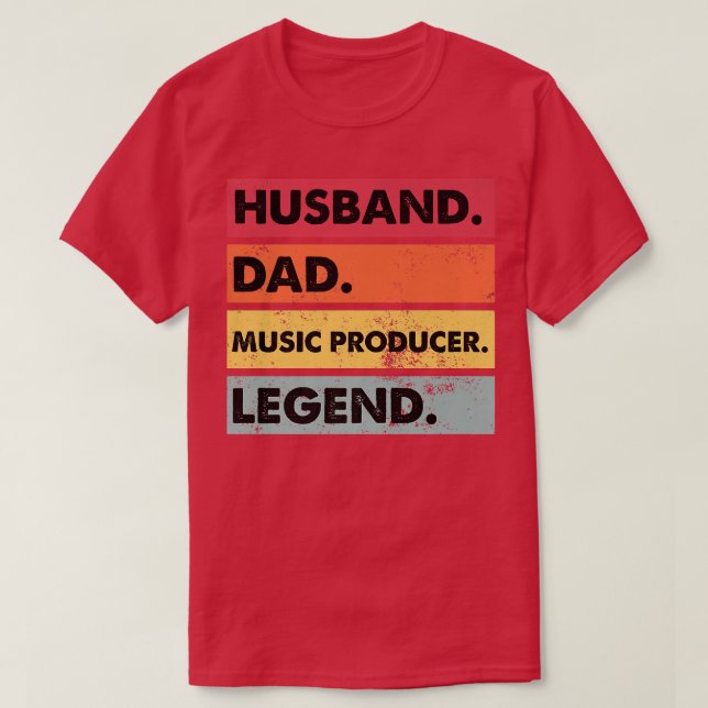 Musikproducenten make Pappa Skapar Beats Beat Make T Shirt (Design framsida)