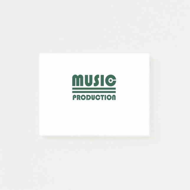 Musikproduktion Post-it Block (Framsida)
