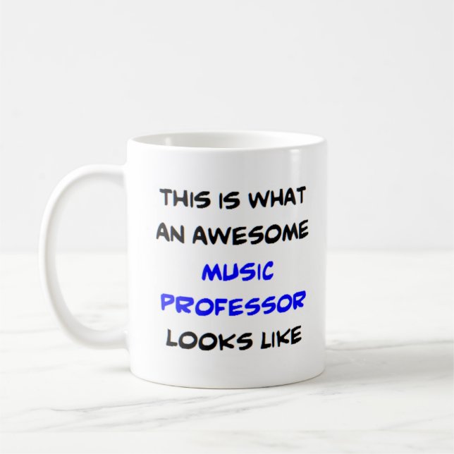 Musikprofessor, fantastisk kaffemugg (Vänster)