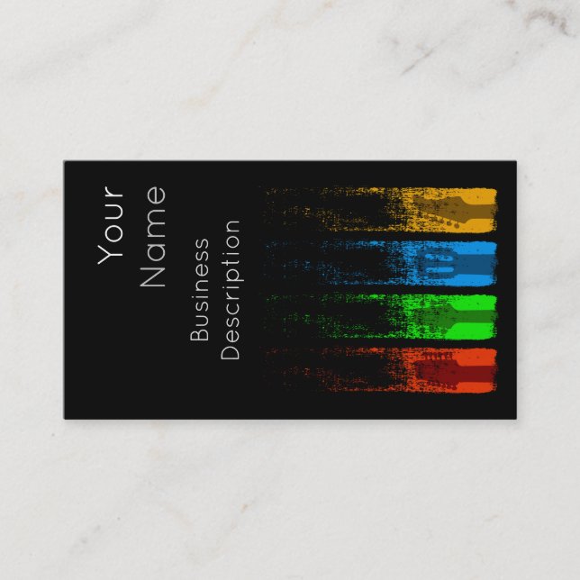 Musikrelaterat Affärskort Visitkort (Framsida)