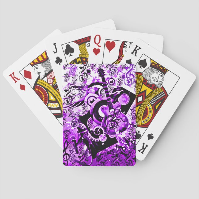 Musikresa,Rocks Purple_ Casinokort (Baksidan)
