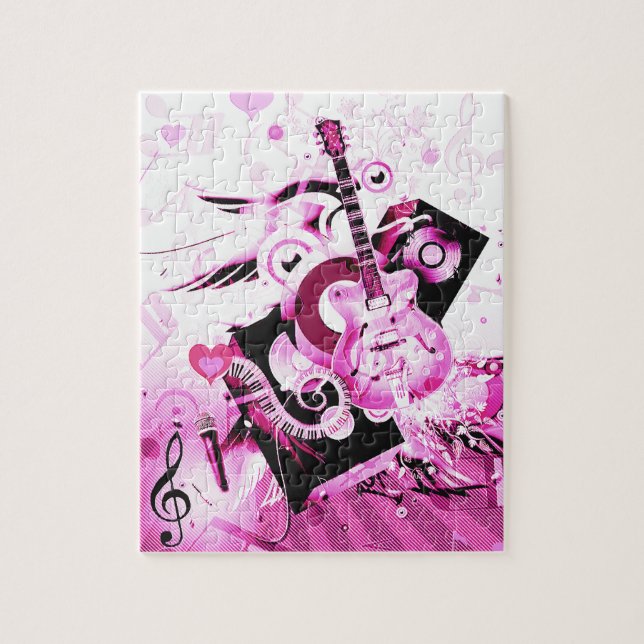 Musikresa, Rosa_ Pussel (Vertikal)