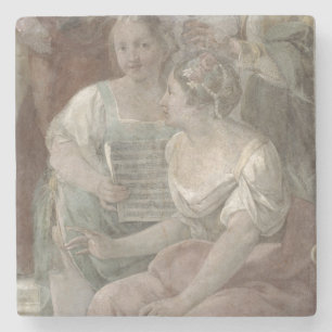 Musikrum (frescoen) (specificera av 60259), stenunderlägg